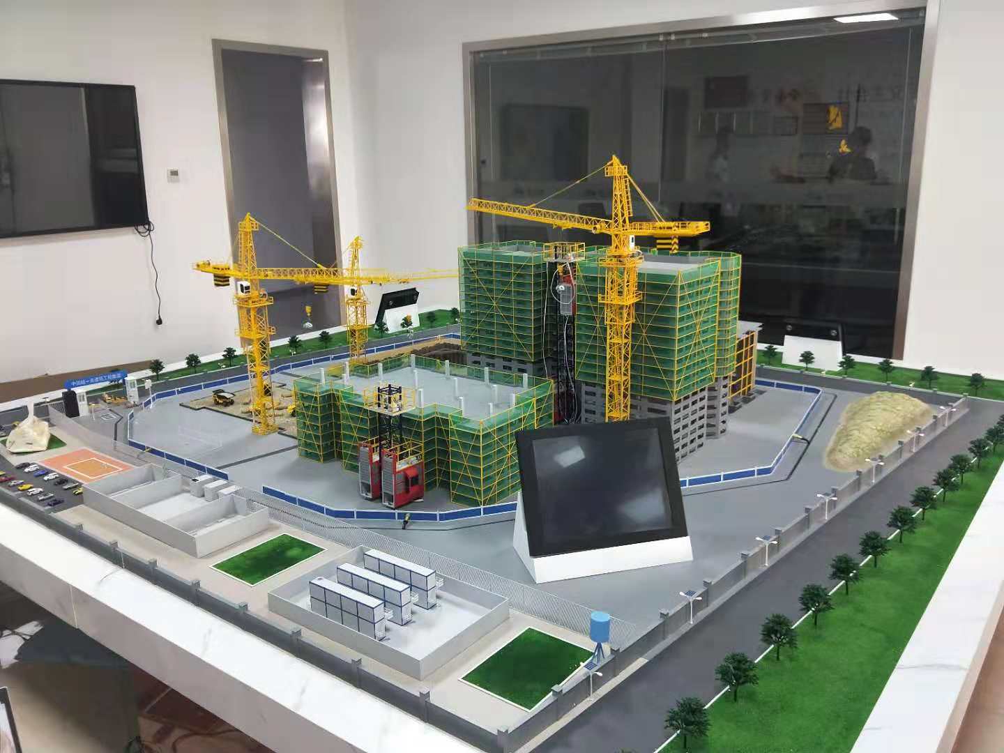 祁县建筑施工场景模型
